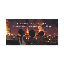 Load image into Gallery viewer, Inspirational Wall Art Canvas - "Sometimes You Can Only Watch" - Empowering Home Decor
