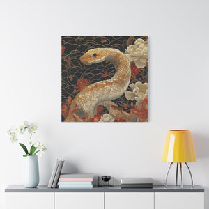 Lunar Year of the Snake - Canvas Print