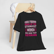 Strong Women Veterans Tee - Unisex Jersey Short Sleeve Shirt