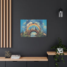 Load image into Gallery viewer, Rainbow Bridge Dog Canvas Artwork - Pet Lovers Home Decor

