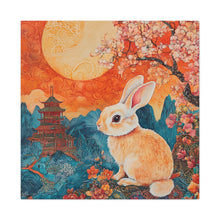 Load image into Gallery viewer, Lunar Year of the Rabbit - Canvas Art
