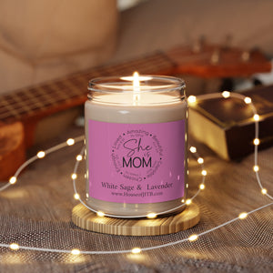 Scented Soy Candle, 9oz - White Sage & Lavender