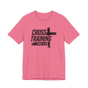 Faith Inspired Unisex Jersey Tee - 'Cross Training' with John 3:16