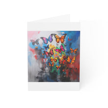 Load image into Gallery viewer, Vibrant Butterfly Greeting Cards | Set of 1, 10, 30, or 50 | Perfect for Any Occasion

