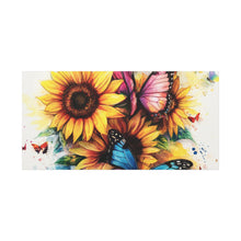 Load image into Gallery viewer, Vibrant Floral Canvas Wall Art, Butterfly Decor

