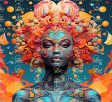 Load image into Gallery viewer, Colorful Black Woman17
